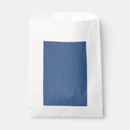 Original Textilienblau-Mode-Jeans denim Geschenktütchen (Vorderseite)
