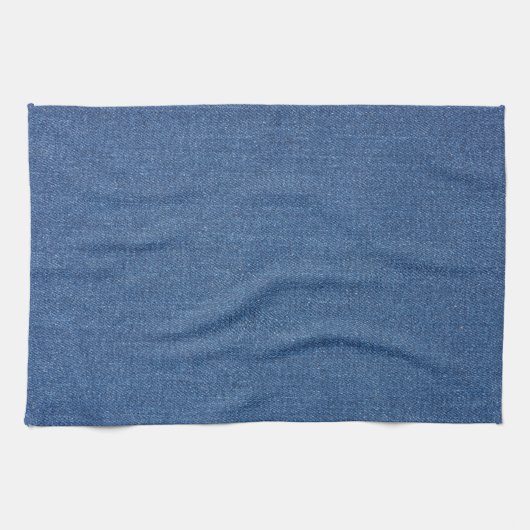 Original Textilienblau-Mode-Jeans denim Geschirrtuch (Horizontal)