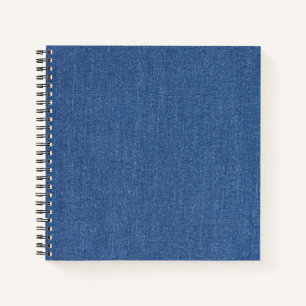 Original Textilienblau-Mode-Jeans denim Notizbuch