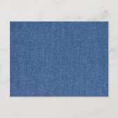 Original Textilienblau-Mode-Jeans denim Postkarte (Vorderseite)