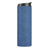 Original Textilienblau-Mode-Jeans denim Thermosbecher (Nach links gedreht)