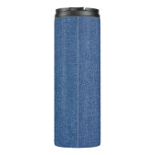 Original Textilienblau-Mode-Jeans denim Thermosbecher (Rückseite)