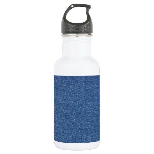 Original Textilienblau-Mode-Jeans denim Trinkflasche (Vorderseite)