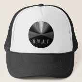 Original Thin Blue Line Divisionsymbol - SWAT Truckerkappe (Vorderseite)