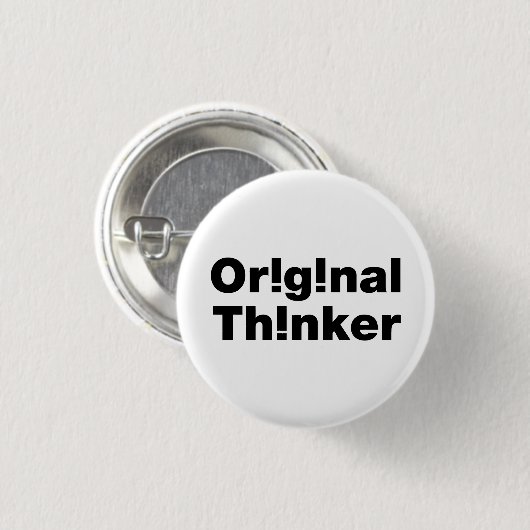 Original Thinker Button (Vorne & Hinten)