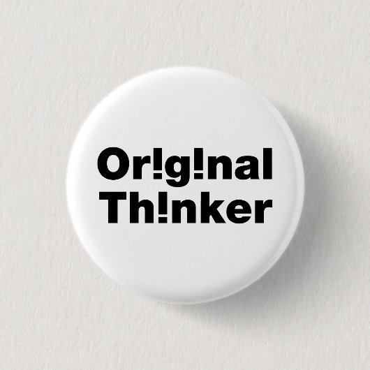 Original Thinker Button (Vorderseite)