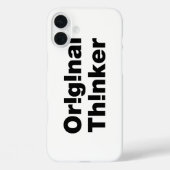 Original Thinker Case-Mate iPhone Hülle (Rückseite)