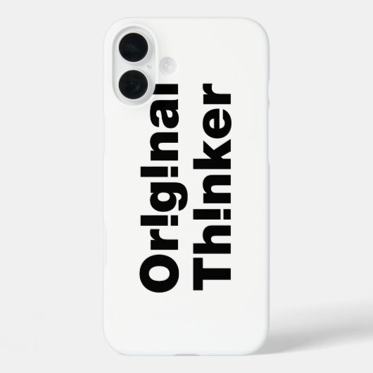 Original Thinker Case-Mate iPhone Hülle (Rückseite)