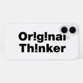 Original Thinker iPhone Hülle (Rückseite (Horizontal))