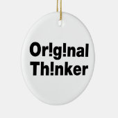 Original Thinker Keramik Ornament (Rechts)