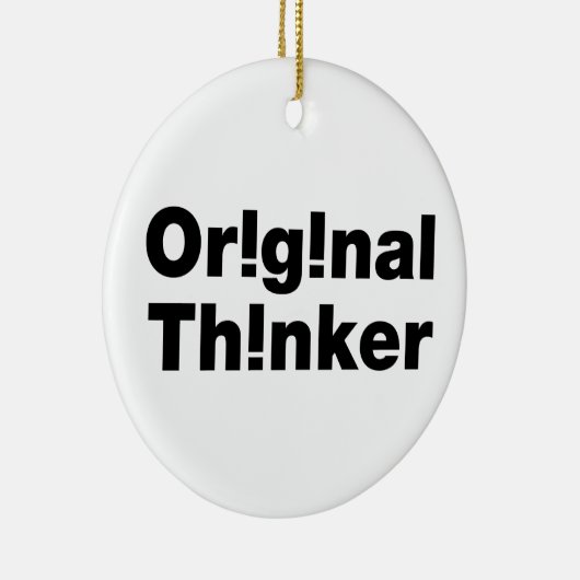Original Thinker Keramik Ornament (Rechts)