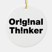Original Thinker Keramik Ornament (Vorne)