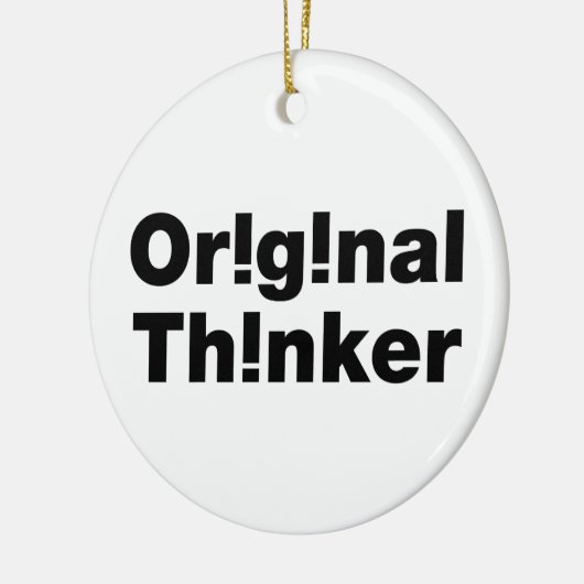 Original Thinker Keramik Ornament (Links)