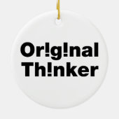 Original Thinker Keramik Ornament (Hinten)