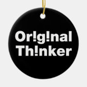 Original Thinker Keramik Ornament (Vorne)