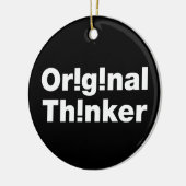 Original Thinker Keramik Ornament (Links)
