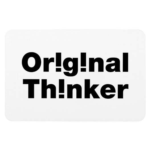 Original Thinker Magnet (Horizontal)