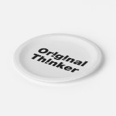Original Thinker Pappteller (Schrägansicht)