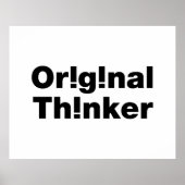 Original Thinker Poster (Vorne)