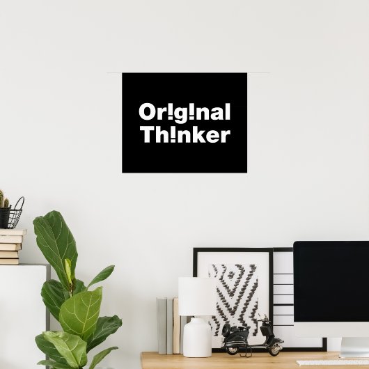 Original Thinker Poster (Heimbüro)