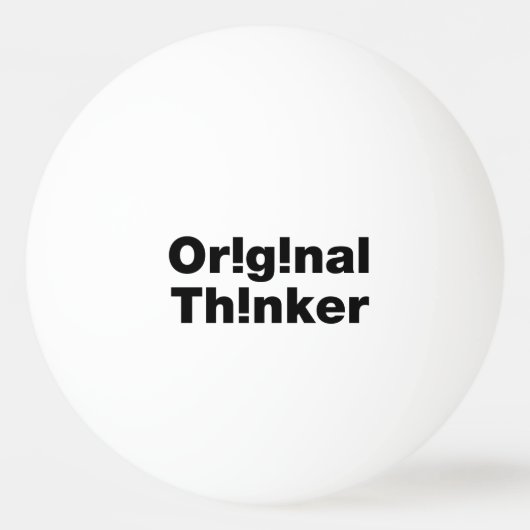 Original Thinker Tischtennisball (Rückseite)