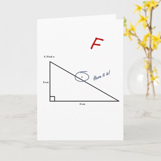 Original Thread Card Karte (Gelbe Blume)