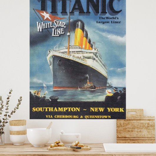 Original Titanic Poster remake (Küche)