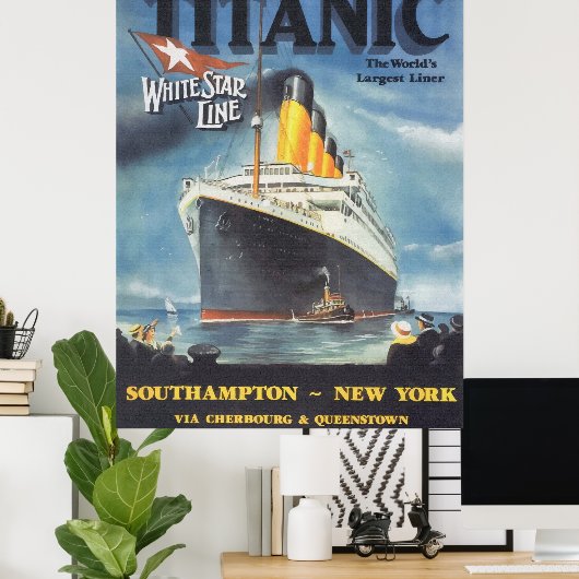 Original Titanic Poster remake (Heimbüro)