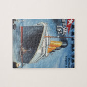 Original Titanisches Vintage Poster 1912 Puzzle (Horizontal)