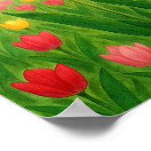 Original Tulip Landscap im europäischen und amerik Poster (Ecke)