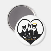 Original TuxedoTrio Magnet (Vorderseite/Rückseite)