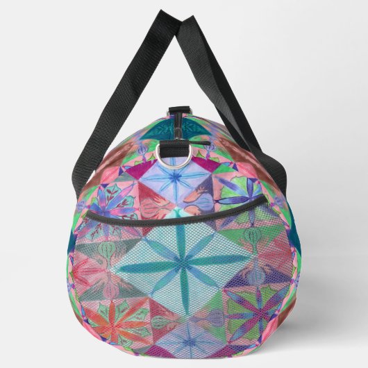 Original und C/M auf einem Doppelbeutel Duffle Bag (Rechts)