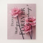 Original und romantisches Geschenk heiraten Puzzle (Vertikal)