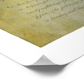 ORIGINAL United Staaten Judiciary Act von 1789 Poster (Ecke)