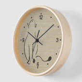 Original vietnamesische Katze Jahr Geburtstag WC Uhr (Winkel)