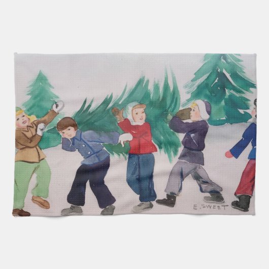 Original Vintage Geschirrtuch (Horizontal)