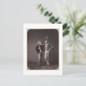 Original Vintage Halloween Kostüme Foto 900er Postkarte (Stehend Vorderseite)