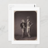 Original Vintage Halloween Kostüme Foto 900er Postkarte (Vorne/Hinten)