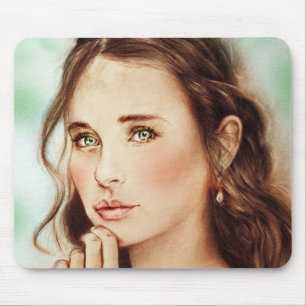 Original Vintage Kunstmousepad - Lady of Spring Mousepad