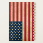 Original Vintage Patriotische Amerikanische Fahne Planer (Rückseite)