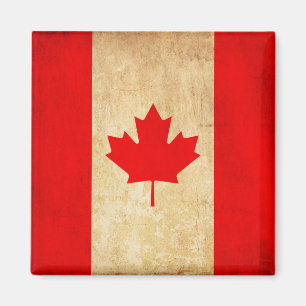Original Vintage Patriotische Nationalflagge KANAD Magnet