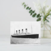 Original Vintages Foto der Titanic Postkarte (Stehend Vorderseite)
