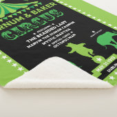 Original Vintages Inspiriert Circus Fleece Leere Sherpadecke (3/4)