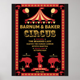 Original Vintages Inspiriert Circus Poster