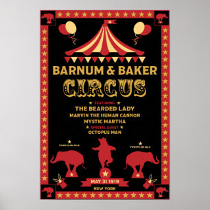 Original Vintages Inspiriert Circus Poster
