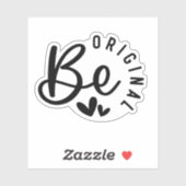 Original wasserdicht sein aufkleber (Blatt)