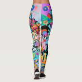 Original Wasserfarbe Delikatesse Leggings (Rückseite)