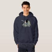 Original Wasserfarbe Garten Bird Hoodie (Vorne ganz)