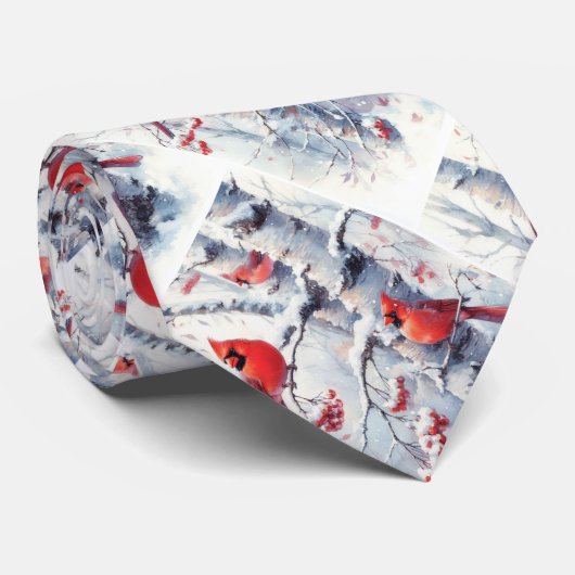 Original Wasserfarbe Seevogel Krawatte (Gerollt)