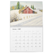 Original Wasserfarben-Wandkalender Kalender (Jan 2027)